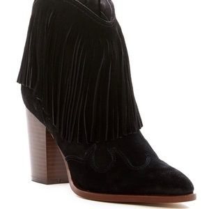 Sam Edelman Fringe Western bootie